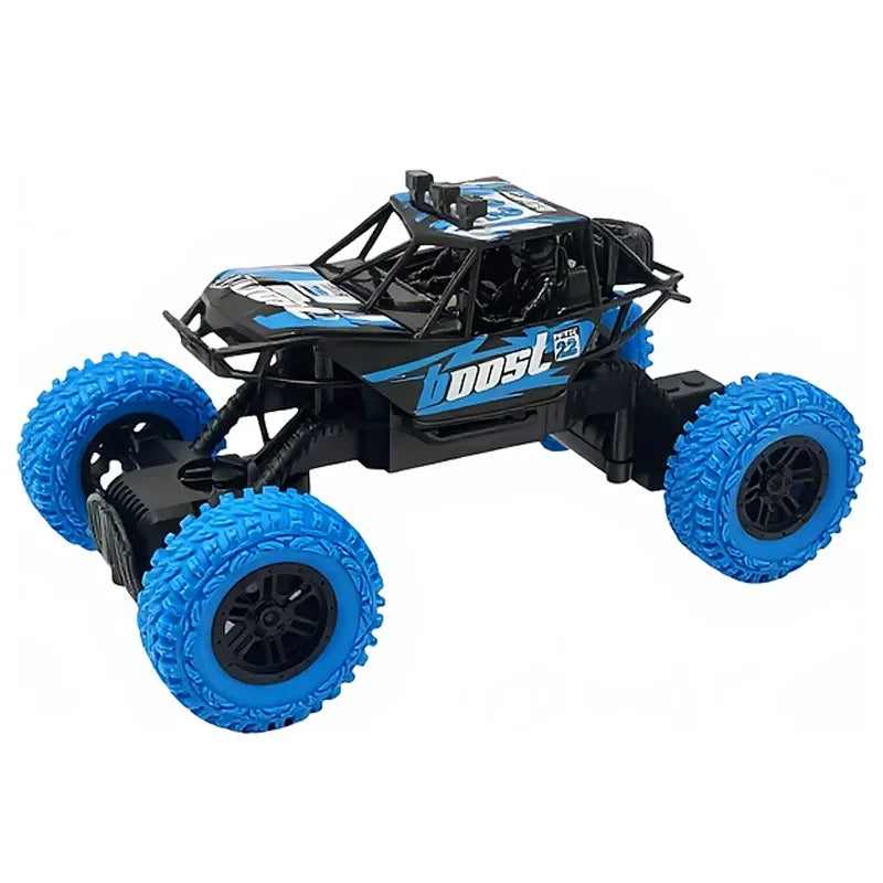 RC High Speed Off-Road Climbing Car 1:18 With Colorful Flashing Lights Rechargeable Durable Rubber Wheels Kids Adults Toys Gifts