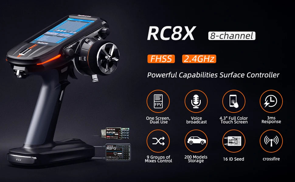 Radiolink RC8X RC Transmitter and Receiver Old to New Trade In with Radio RC4G RC4GS RC4GS V2 RC4GS V3 RC6GS RC6GS V2 RC6GS V3