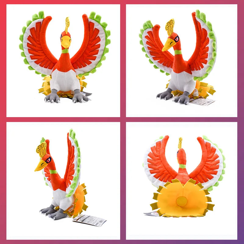 Pokemon Plush Galarian Articuno Galarian Zapdos Pidgeotto Zapdos Volcarona Shiny Ho-Oh Vivillon Moltres Soft Stuffed Toys