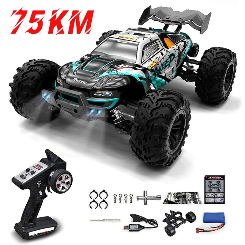 RC Car 75KM/H High Speed Racing Remote Control Car Truck for Adults 4WD Off Road Monster Trucks Climbing Vehicle Christmas Gift