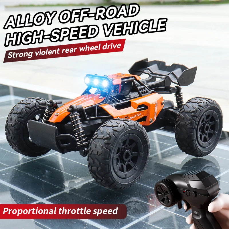 RC Rock Crawler 1:32 Scale Alloy Off-Road Vehicle With LED Light Brushles 2.4G Remote Control High Speed Climbing Drift Mini Car