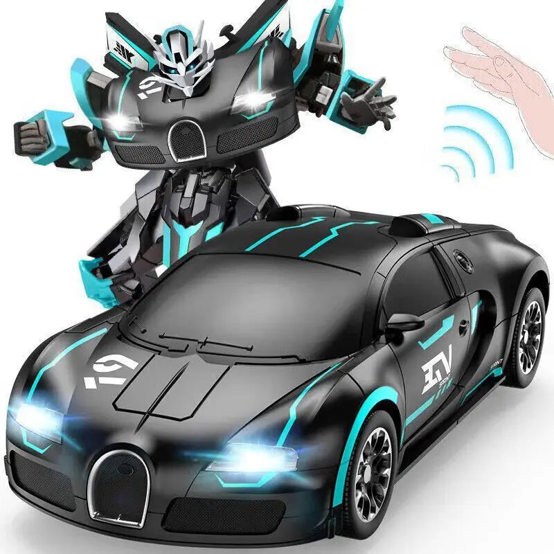 Transform Storm RC Car – Electric Rechargeable Robot | Unisex Toy for Ages 3-6 & 8+
