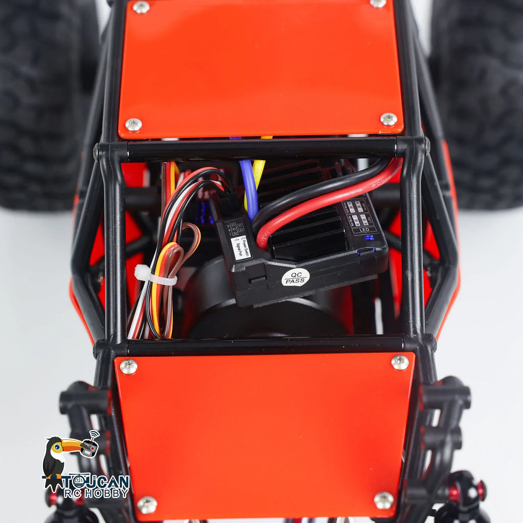 RTR Toys 1/10 Scale RC Off-road Car 4*4 Radio Control Ready to Run Rock Crawler Electric Painted Finished Truck for Gift TH24039