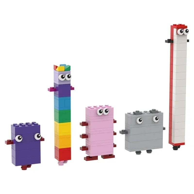 No.1-10 Building Block Set 257 Pieces Creative Math Number Building Blocks Fun Early Education Learning Children's Toy Gift