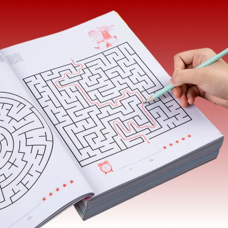 Educational toys for children, maze game books, concentration training exercises, Christmas gifts