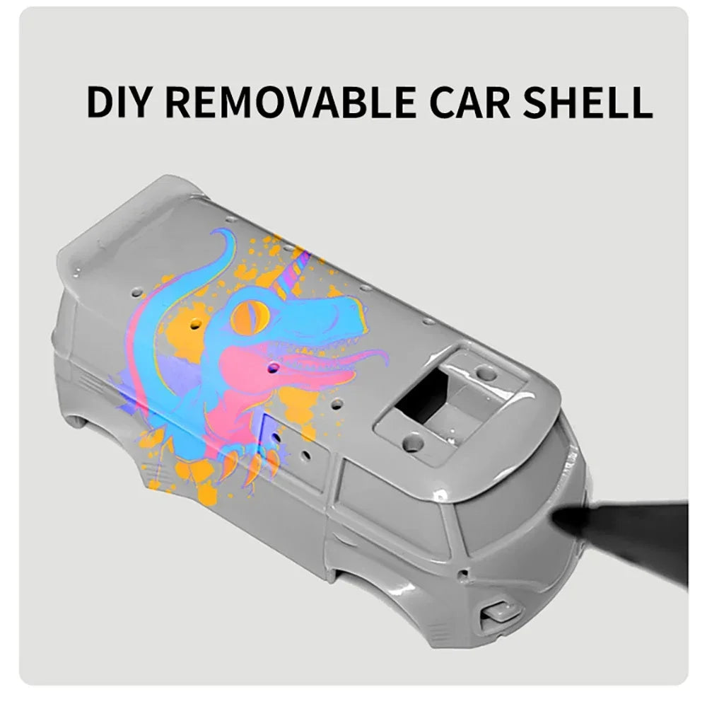 LDARC 1/64 RTR MINI RC Car  2.4GH  V64  Simulated Electric Remote Control Model Car Tabletop Bus Vehicle  Adults  Toys