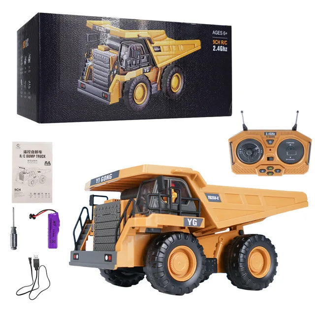 RC Excavator 1:20 Remote Control Truck 2.4G RC Crawler Engineering Vehicle Excavator Truck Radio Control Children's Day Gifts