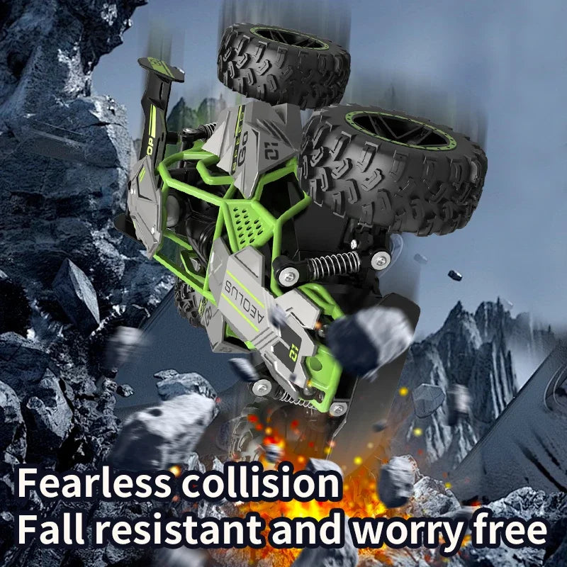 RC Small High-Speed Car,2.4GHz Four-Wheel Drive,Cool Lighting Included,Supports Multiplayer Gaming