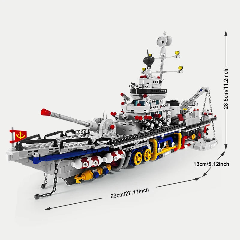 Military Building Blocks Set Mechanical Battleship City Construction Aircraft Carrier Tank Model MOC Building Toys for Boys Gift