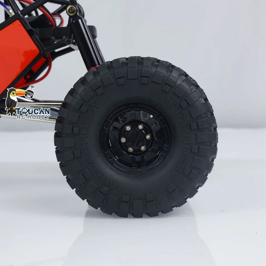 RTR Toys 1/10 Scale RC Off-road Car 4*4 Radio Control Ready to Run Rock Crawler Electric Painted Finished Truck for Gift TH24039