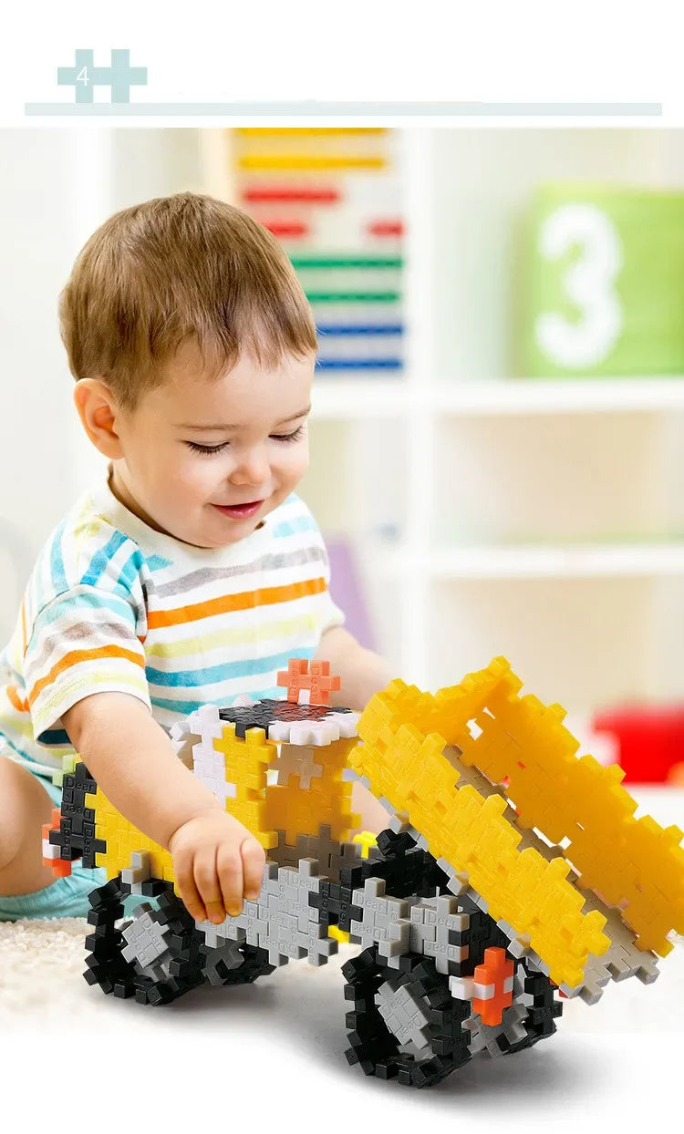 500 Pieces DIY Creative Building Blocks Bulk Plus Block Sets City Classic Bricks Assembly Educational Toys for Children