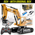 RC Excavator 2.4Ghz 6 Channel 1:24 RC Engineering Car Alloy And Plastic Excavator Boy Toy 6CH And 5CH RTR For Kid Christmas Gift