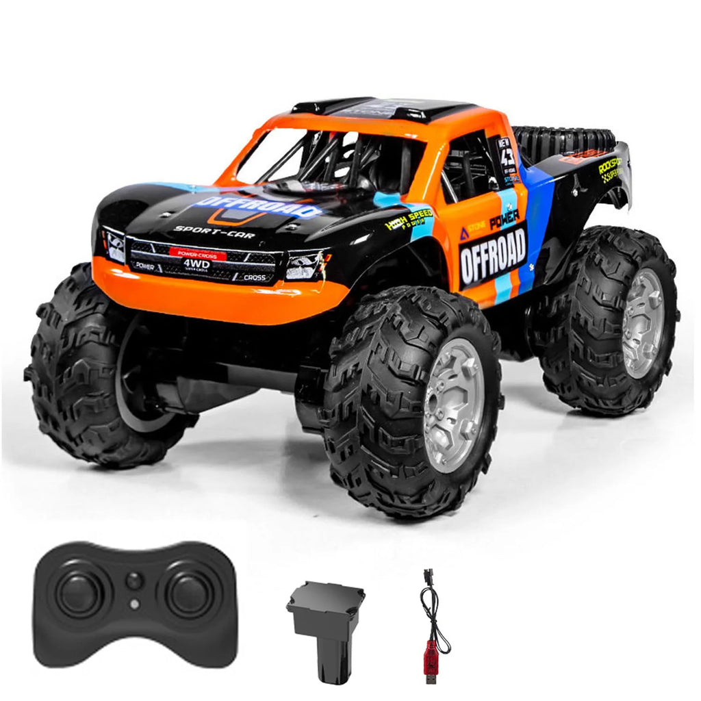 RC Off Road Car 1/14 Stunt Vehicle 4WD Remote Control Amphibious Waterproof Pickup Truck 7.4V Battery RTR Crawler Car Model