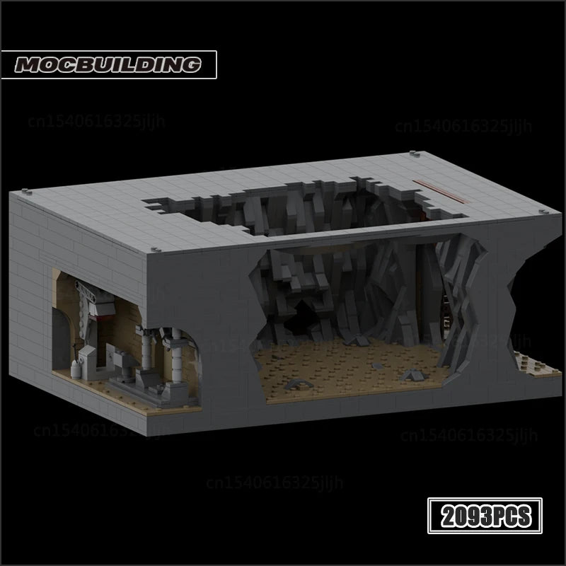 UCS Movie Scene Beast Moc Building Blocks Pit Model Room Set Technology Bricks DIY Assembly Collection Display Toys Xmas Gifts