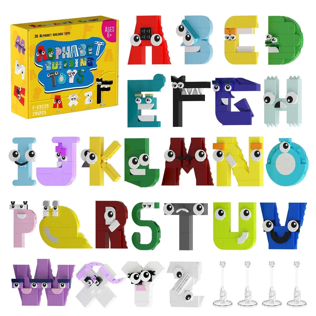 No.1-10 Building Block Set 257 Pieces Creative Math Number Building Blocks Fun Early Education Learning Children's Toy Gift