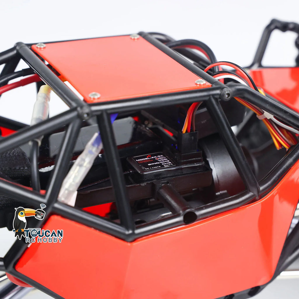 RTR Toys 1/10 Scale RC Off-road Car 4*4 Radio Control Ready to Run Rock Crawler Electric Painted Finished Truck for Gift TH24039