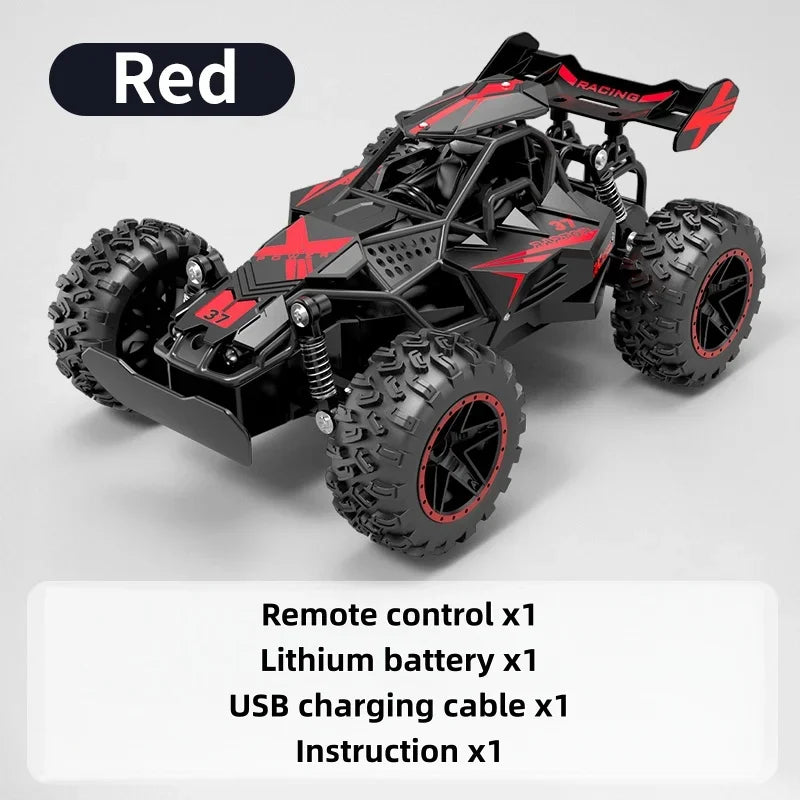 RC Small High-Speed Car,2.4GHz Four-Wheel Drive,Cool Lighting Included,Supports Multiplayer Gaming