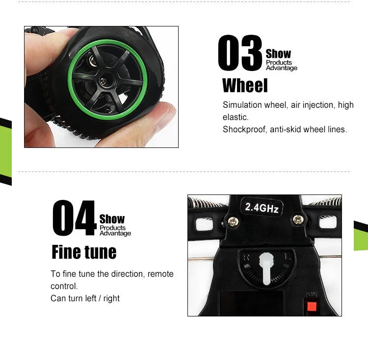 1:20 RC Car 20km/h High Speed Car Radio Controled Machine  Remote Control Car Toys For Children Kids XMAS Gifts RC Drift