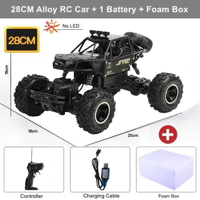 RC Off road Truck 1:12/16 4WD RTR Durable Beginner All Terrain RC Cars High Speed 20Km/h Remote Control Monster Truck Gifts Toys