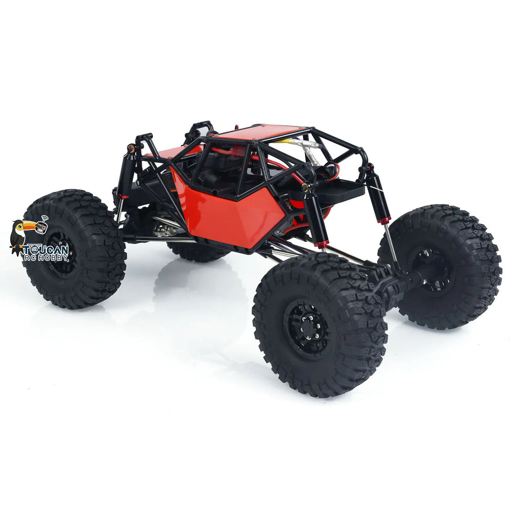 RTR Toys 1/10 Scale RC Off-road Car 4*4 Radio Control Ready to Run Rock Crawler Electric Painted Finished Truck for Gift TH24039