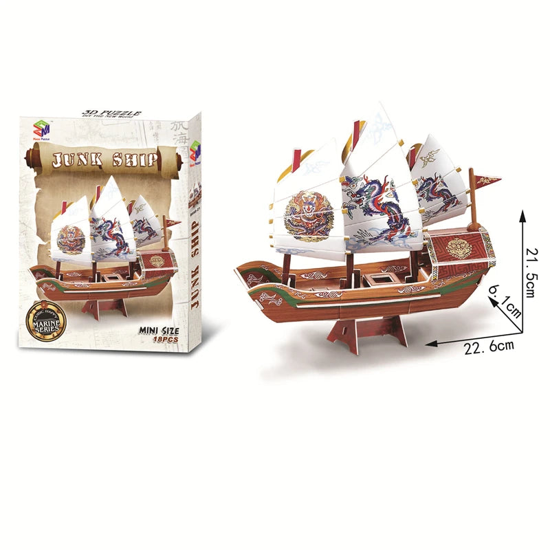 Educational Toys 3D Jigsaw Puzzles Toys Children Intellectual Development  Worlds Famous Building Construction 3D Puzzles Toy