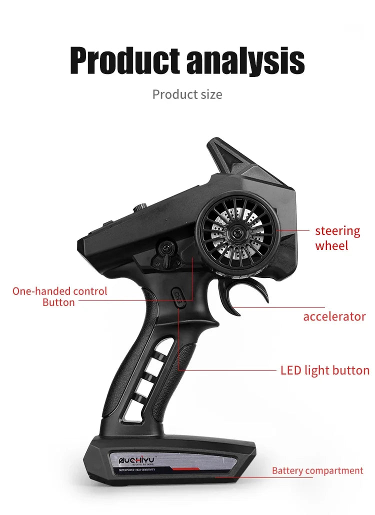 RC Car 75KM/H High Speed Racing Remote Control Car Truck for Adults 4WD Off Road Monster Trucks Climbing Vehicle Christmas Gift