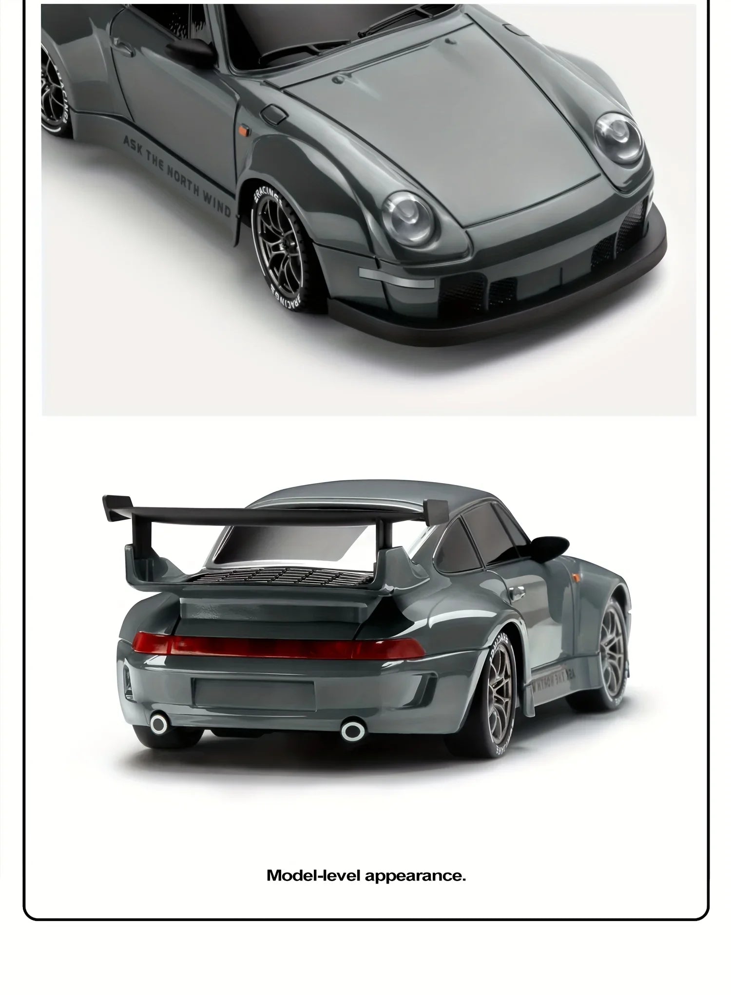 RC Cars 4WD 1:24 20KM/H Full Proportional High RC Drift Car Speed RC Car with LED Lights and Drifting Tires Racing Sport Toy Car