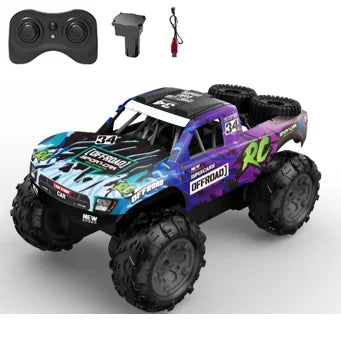 RC Off Road Car 1/14 Stunt Vehicle 4WD Remote Control Amphibious Waterproof Pickup Truck 7.4V Battery RTR Crawler Car Model