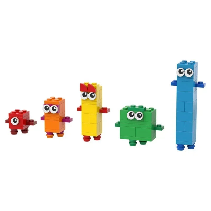No.1-10 Building Block Set 257 Pieces Creative Math Number Building Blocks Fun Early Education Learning Children's Toy Gift