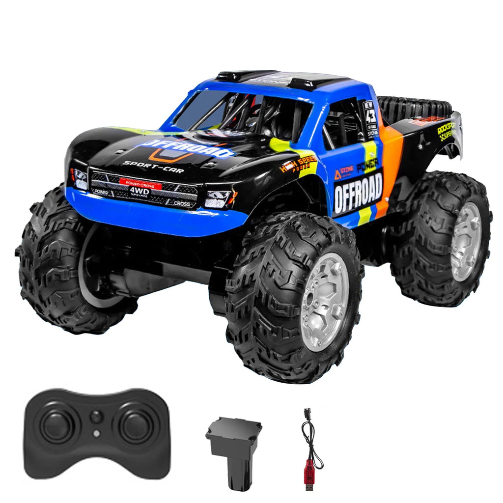 RC Off Road Car 1/14 Stunt Vehicle 4WD Remote Control Amphibious Waterproof Pickup Truck 7.4V Battery RTR Crawler Car Model