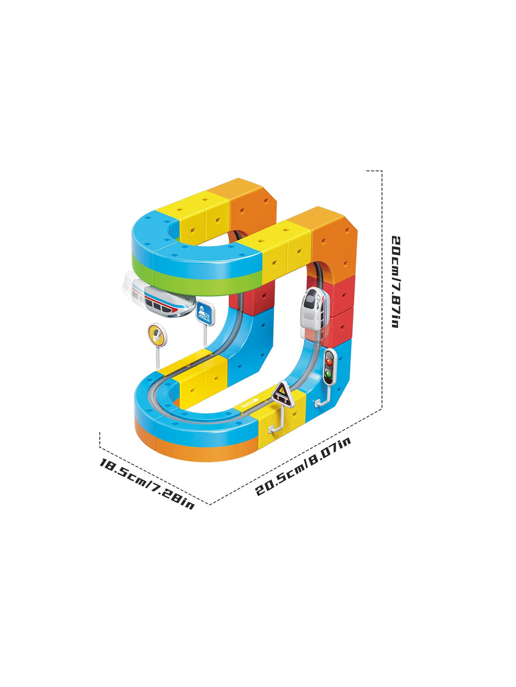 Educational Toys  Latest Assembly Magic Track Train Set Children'S Toys Non-Remote Control Rail Car Gift Box