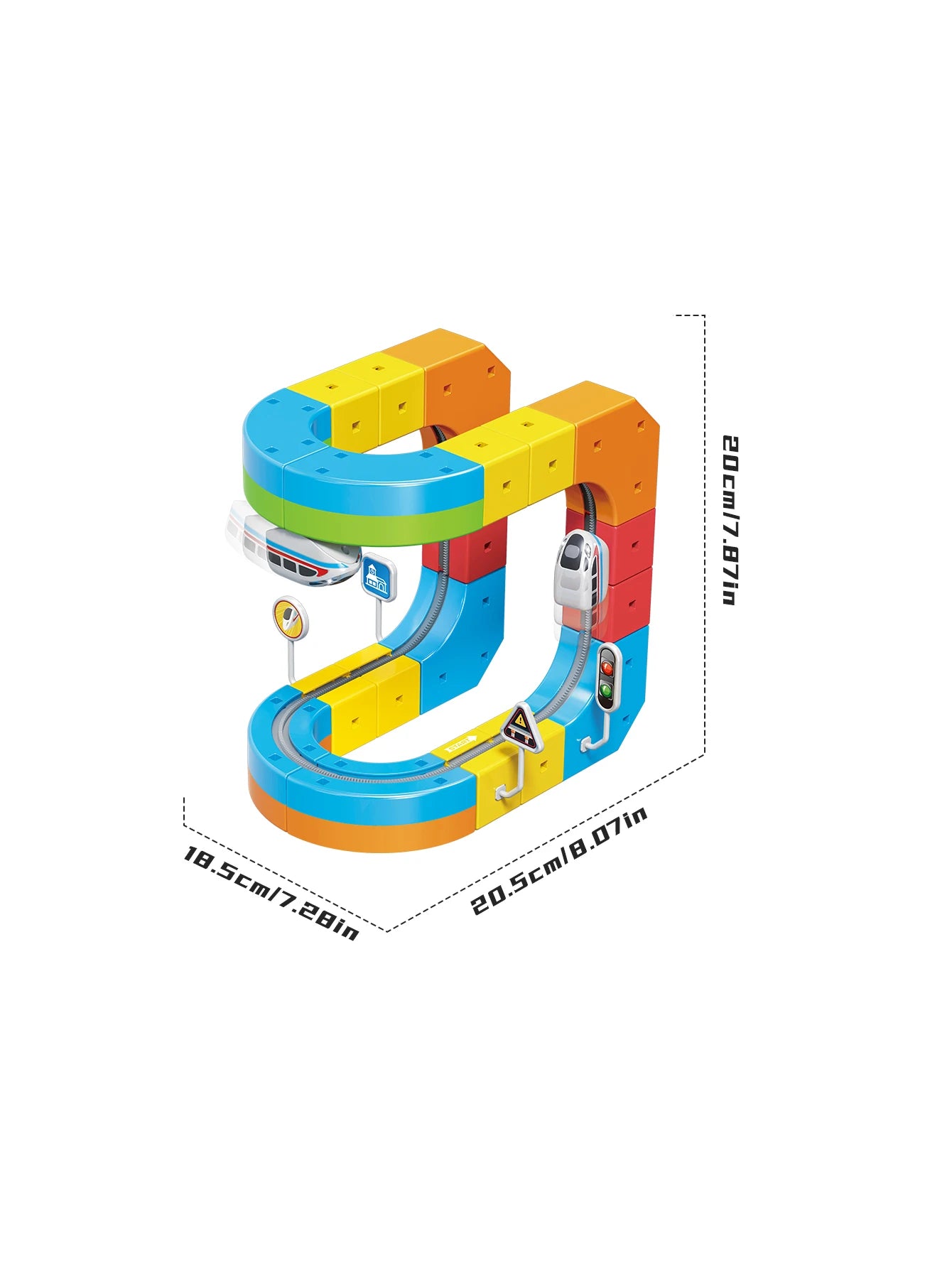 Educational Toys  Latest Assembly Magic Track Train Set Children'S Toys Non-Remote Control Rail Car Gift Box