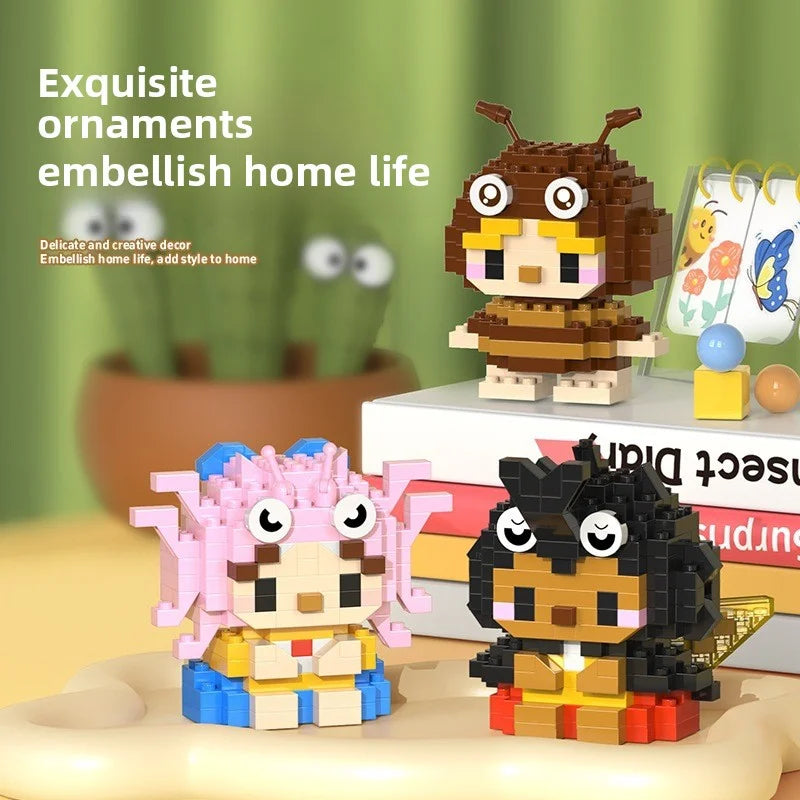Animals Bricks Construction Set Micro Building Blocks Children Toy Adult Particle Building Block Mini Toys Decoration Home Gifts