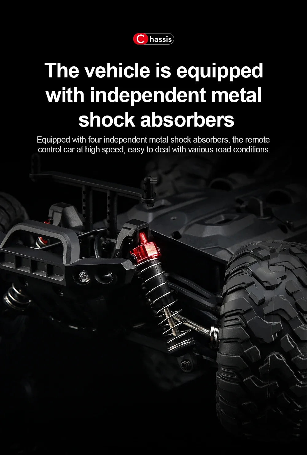 RC Cars Max 33KM/H High Speed 1:14 RC Truggy 4WD Off-Road Remote Control Truck IPX6 Waterproof All Terrain Electric Car Toy Gift