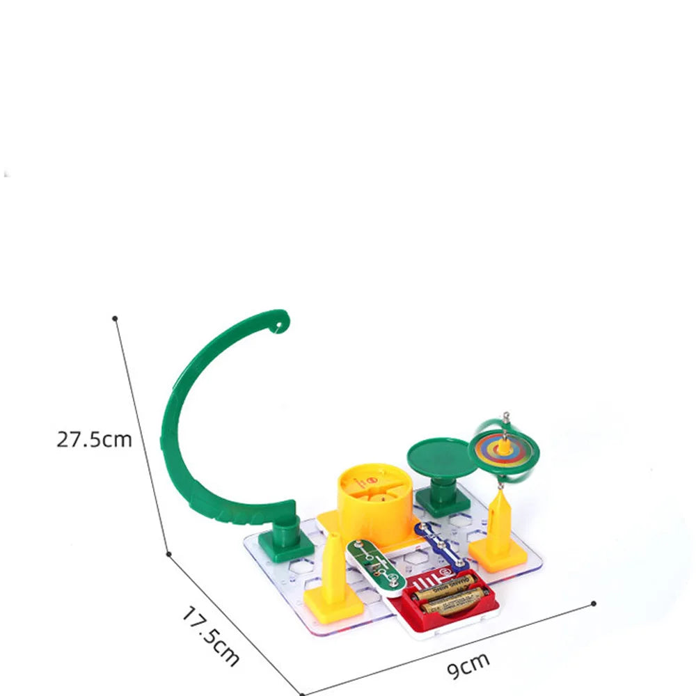 STEM Science Kits for Kids DIY Assembly Circuit Toy Space Gyro Tecnología Physic Science Experiments Kits Learning Toys